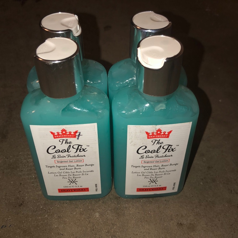 Shave works the cool fix gel lotion.